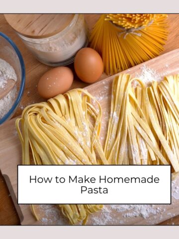 how to make homemade pasta