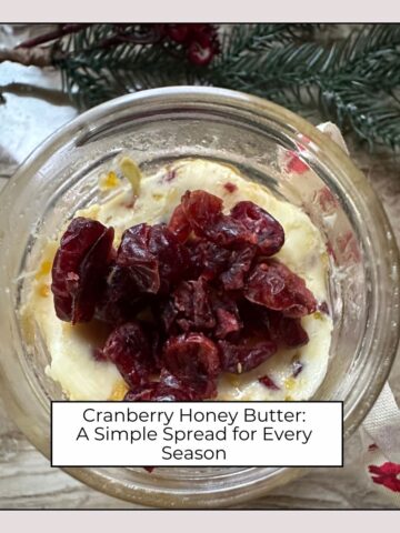Cranberry Honey Butter