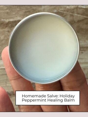 Homemade Salve - Holiday Peppermint