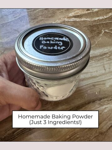 Homemade Baking Powder (Just 3 Ingredients!)