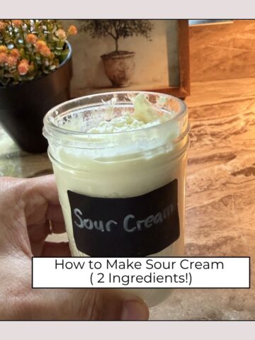 how to make sour cream