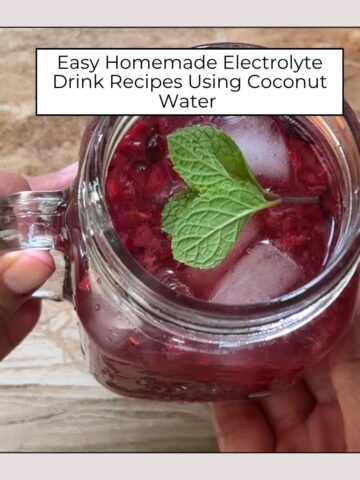 electrolyte drink recipes