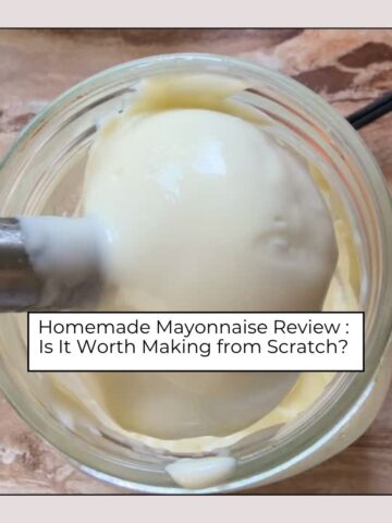 homemade mayonaise
