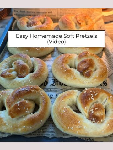 homemade pretzels